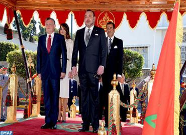 SM il Re del Marocco Mohammed VI e SM il Re di Giordania Abdallah II