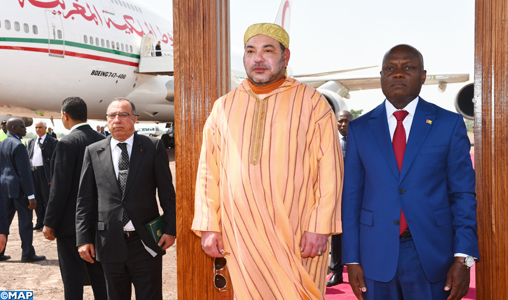 Sua Maestà il Re Mohammed VI e  il presidente della Guinea-Bissau,  José Mario Vaz