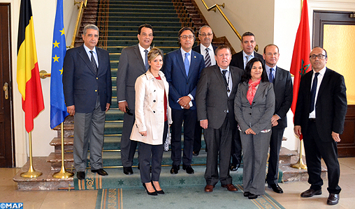 Il presidente della Camera dei rappresentanti del Belgio con delegazione parlamentare del Marocco