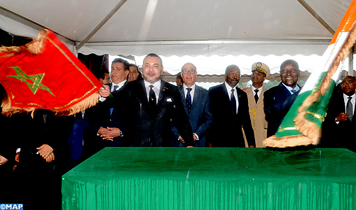 SM il Re Mohammed VI lancia il progetto per il Punto di sbarco attrezzato per la pesca artigianale del Grand Lahou