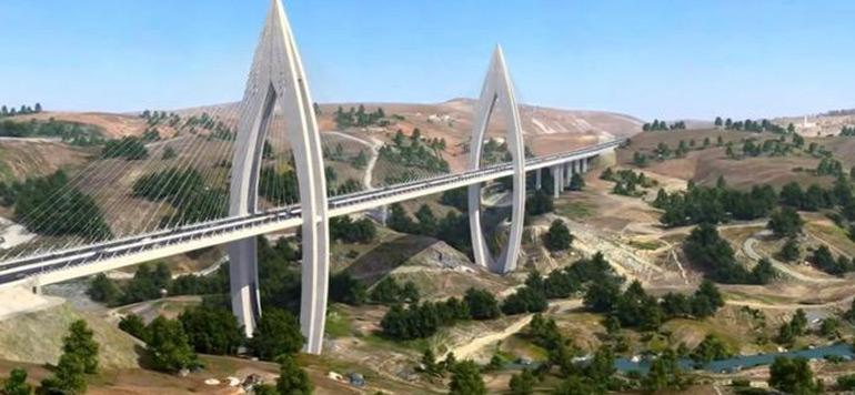 es travaux du plus grand pont à haubans en Afrique avancent