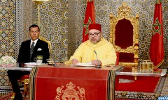 SM -le-Roi-discours-Fete-du-Trone_ Marocco
